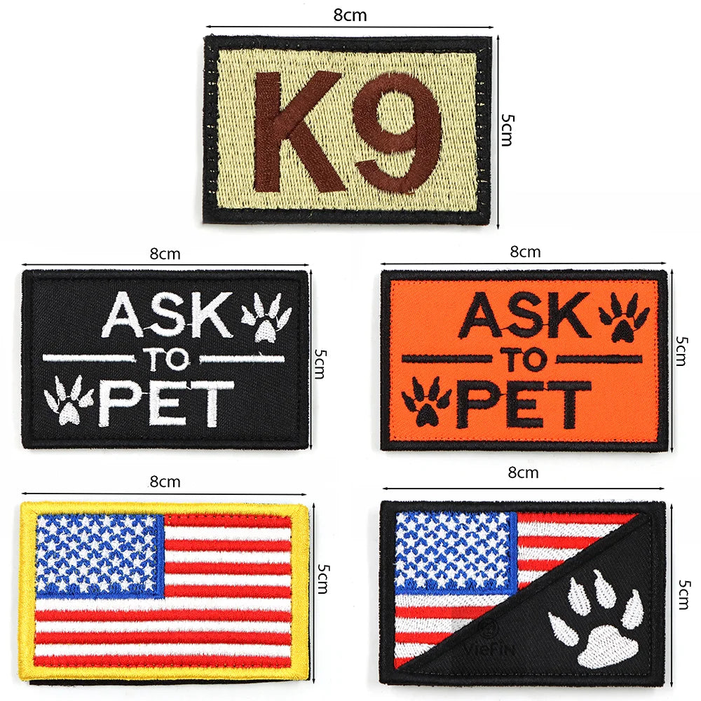 1PC Tactical Dog Series Patch