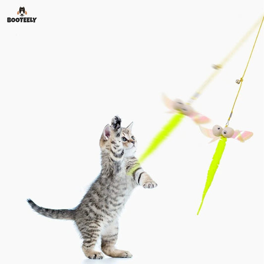 Interactive Cat Toy Hanging Simulation Cat Toy Funny Self-hey Interactive Toy for Kitten Playing Teaser Wand Toy Cat Supplies