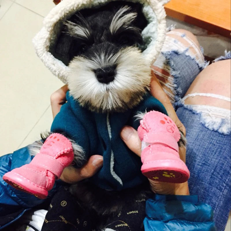 Warm Winter Pet Shoes