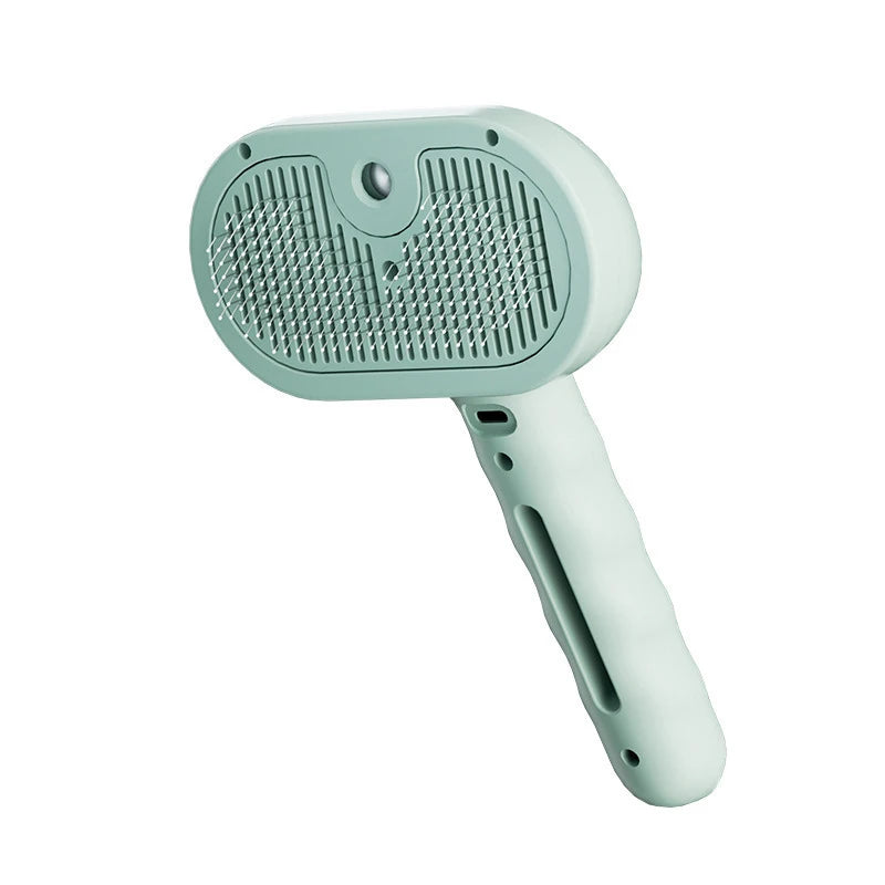 Dog Comb Pet Steam Massage Brush Safe Round Head Soft Teeth Spray Hair Removal Combs