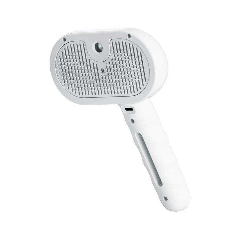 Dog Comb Pet Steam Massage Brush Safe Round Head Soft Teeth Spray Hair Removal Combs